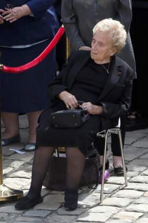 Bernadette Chirac émue aux obsèques de celle que son mari appelait Poussinette