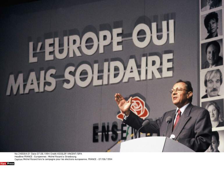1994 Michel Rocard devient député européen, il démissionne en 2009