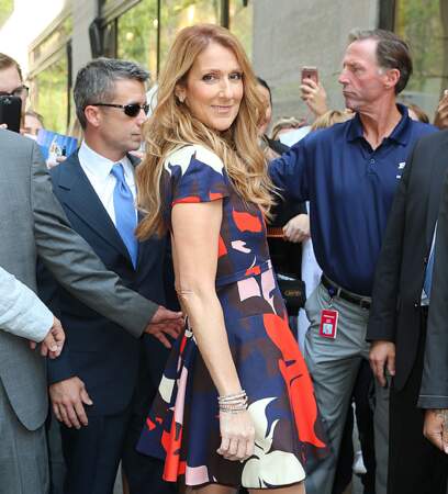 Céline Dion à New York, en 2016