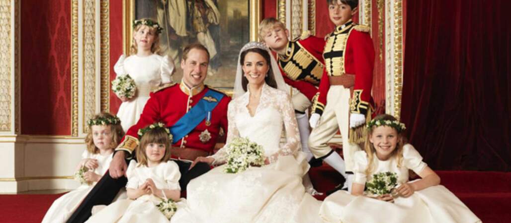 Kate et William entourés des enfants de la famille royale