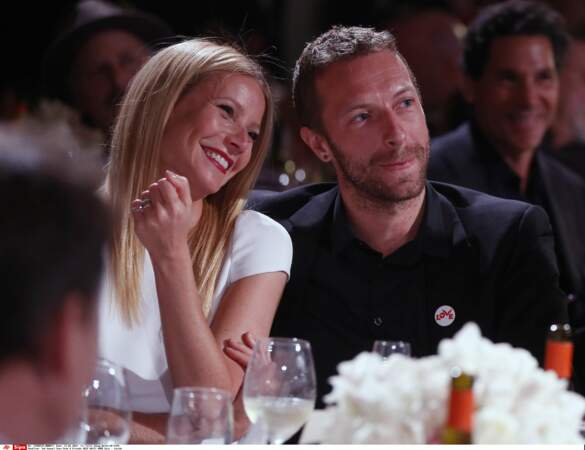 Gwyneth Paltrow et Chris Martin au gala "Help Haiti Home" en 2014 à Beverly Hills