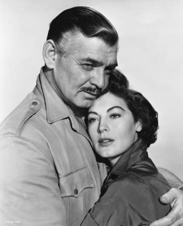 Ava Gardner et Clark Gable l'amour so chic en kaki