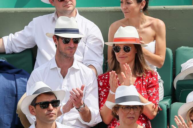 Pippa Middleton et son mari profitent des matchs