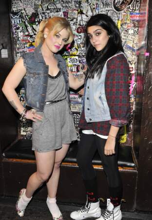Kelly Osbourne et Lourdes Leon pour "Material Girl", à New York en 2011