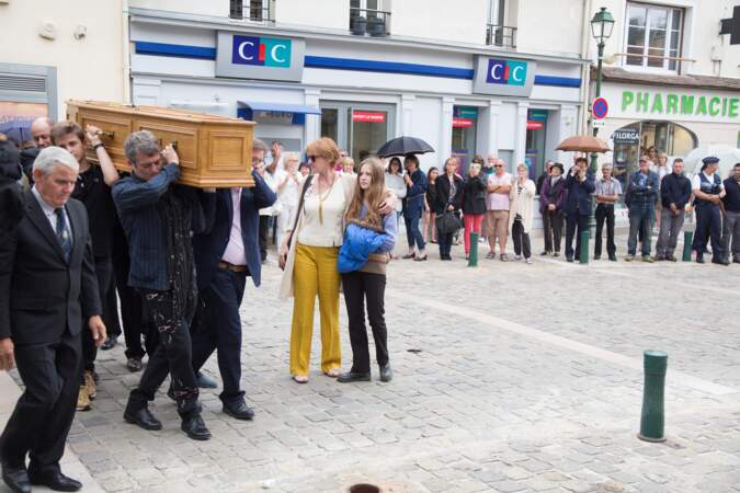 Le cercueil de Claude Rich