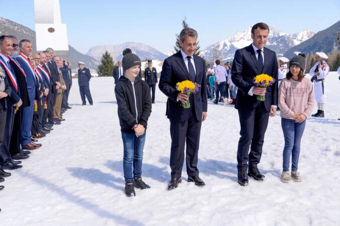 Nicolas Sarkozy s'est révélé plus décontracté pour ce déplacement avec Emmanuel Macron en Haute-Savoie