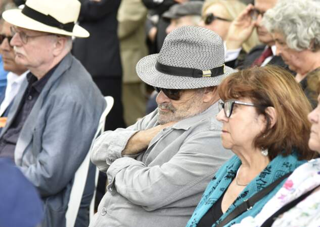 L'acteur Jean Benguigui aux funérailles de Claude Lanzmann le jeudi 12 juillet
