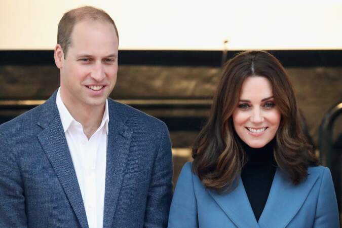 Kate Middleton et William d'Angleterre, un couple assorti et souriant