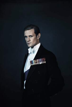 Matt Smith dans le rôle du prince Philip, duc d'Edimbourg, dans la série "The Crown" (Netflix)
