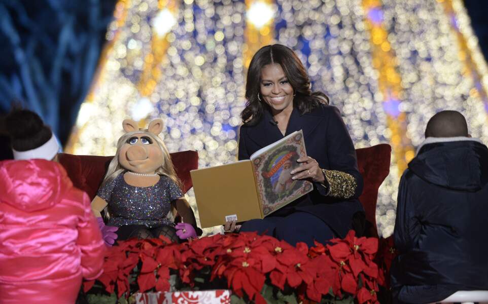 Michelle obama et Peggy la cochonne