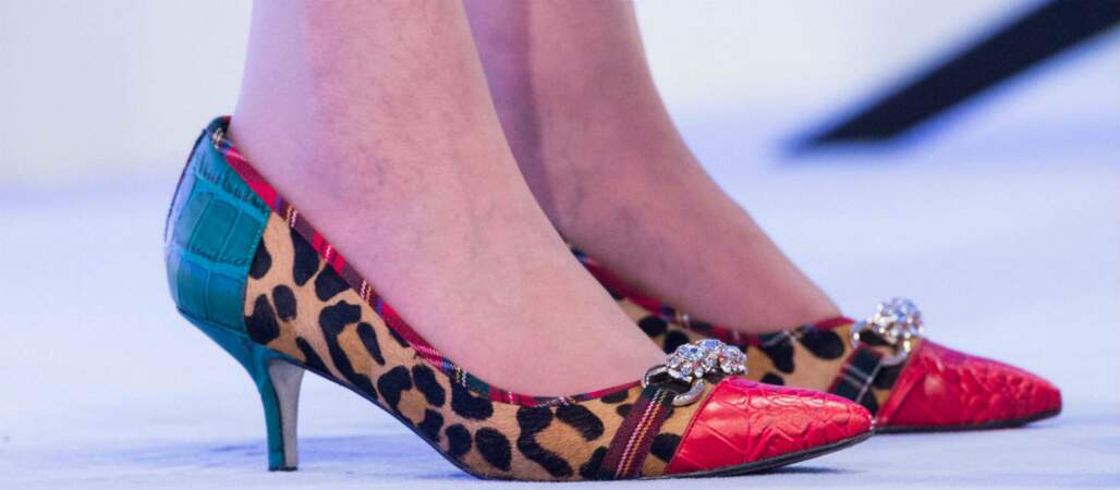 A qui appartiennent ces chaussures très rock ? A Theresa May. 