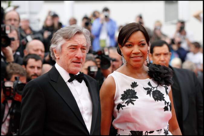 Robert De Niro et sa femme Grace Hightower à Cannes en 2011