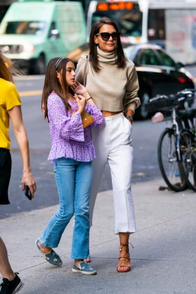  Katie Holmes et sa fille Suri Cruise, un même sens du style le 22 août 2019.