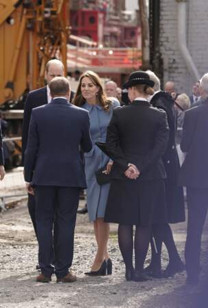 Kate Middleton a complété son look avec une paire de chaussures de la marque Emmy London