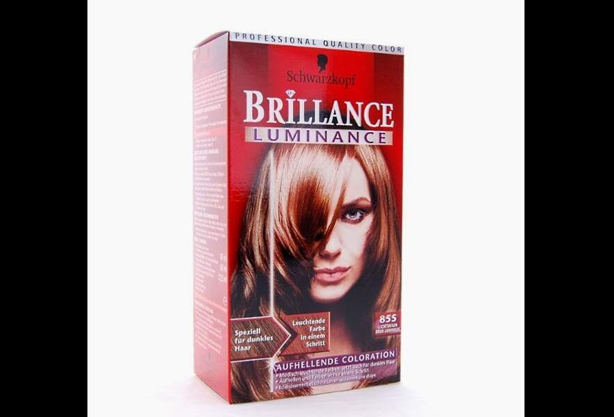 Coloration spéciale cheveux foncés: Brillance Luminance, Schwarzkopf, 9,50€