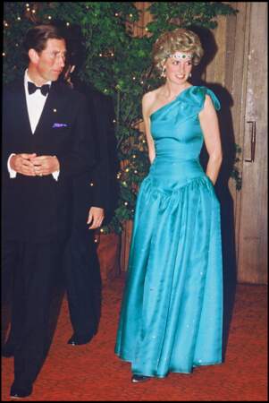 Quand la princesse Diana a porté un collier en émeraude et diamant en guise de tiare