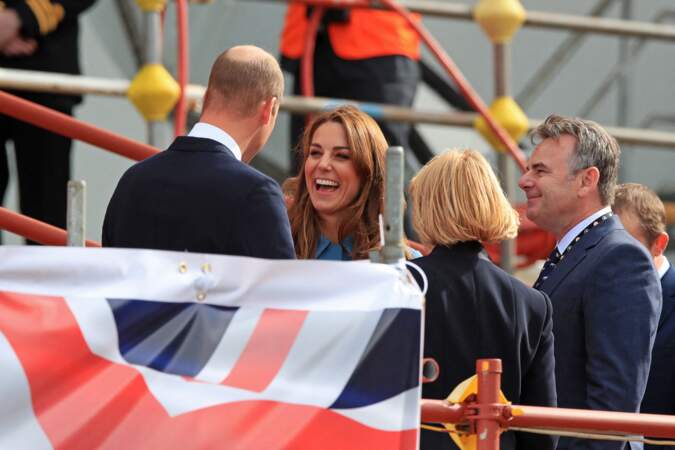 Lors de ce déplacement, Kate Middleton et le prince William sont apparus très complices