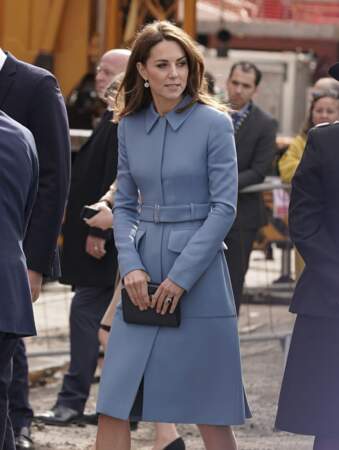 À Birkenhead, Kate Middleton affichait un look chic et élégant, comme à son habitude