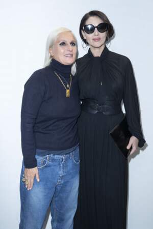 Monica Bellucci a également posé avec Maria Grazia Chiuri, directrice artistique de Dior