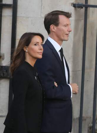 Marie et Joachim du Danemark aux obsèques de Jacques Chirac, en l'église Saint-Sulpice, à Paris, le 30.09.2019