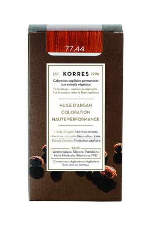 Une formule végétales pour reflets chauds: Coloration aux extraits végétaux, Korrès, 15,90€