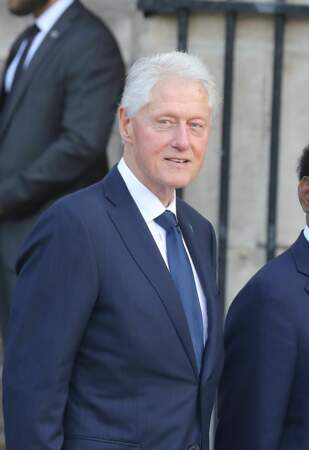 Bill Clinton aux obsèques de Jacques Chirac, en l'église Saint-Sulpice, à Paris, le 30 septembre 2019.