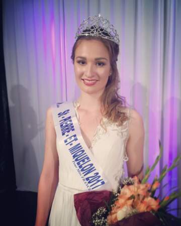 Héloïse Urtizberea élue Miss Saint Pierre et Miquelon le 7 juillet 2017 à Saint-Pierre