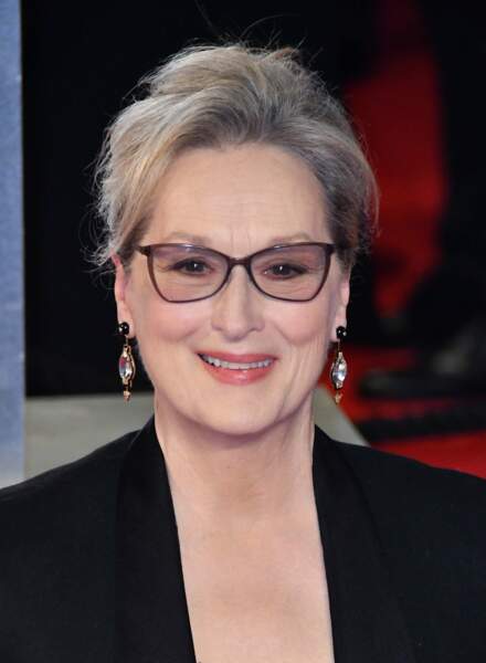 L'excellente Meryl Streep mixe savemment le blond et le blanc dans sa chevelure