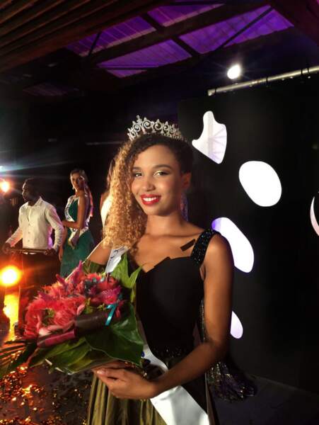 Vanylle Emasse élue Miss Mayotte le 25 aout 2017 à Pamandzi