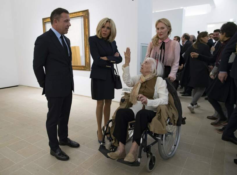 Emmanuel Macron et son épouse Brigitte visitent le musée Picasso pour l'exposition Picasso 1932 : année érotique