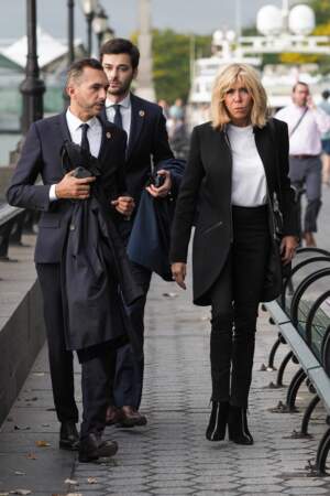 Brigitte Macron se promène dans les rues de New York