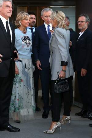 Brigitte Macron présente pour les 70 ans de la maison Dior