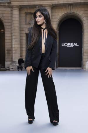 Le regard smocky de Camila Cabello ? La palette, l'eyeliner et le mascara, collection KL x L'Oréal Paris
