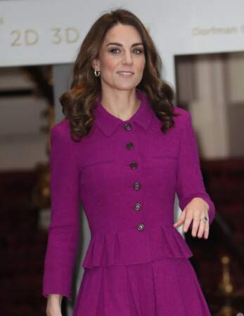 Kate Middleton sublime dans son ensemble Oscar de la Renta au Royal Opera House le 16 janvier 2019