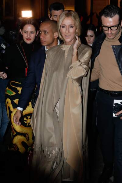 Céline Dion et Pepe Munoz se rendent au défilé de Valentino à Paris, le 23 janvier 2019