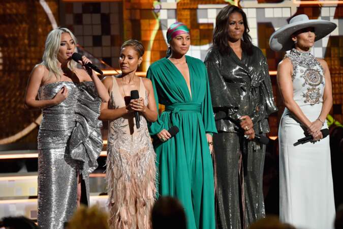 Lady Gaga, Jada Pinkett Smith, Michelle Obama et Jennifer Lopez