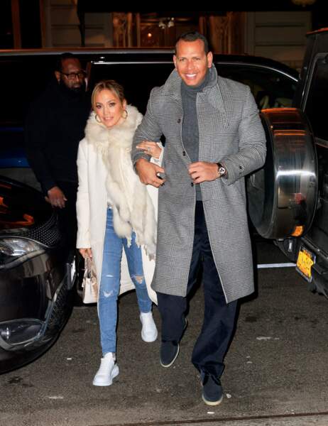 PHOTOS - Jennifer Lopez et Alex Rodriguez soirée en amoureux à New York ...