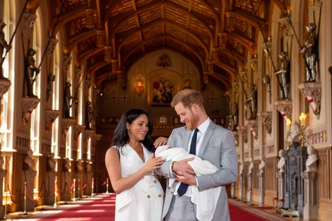 Meghan Markle et le prince Harry tellement heureux avec leur bébé