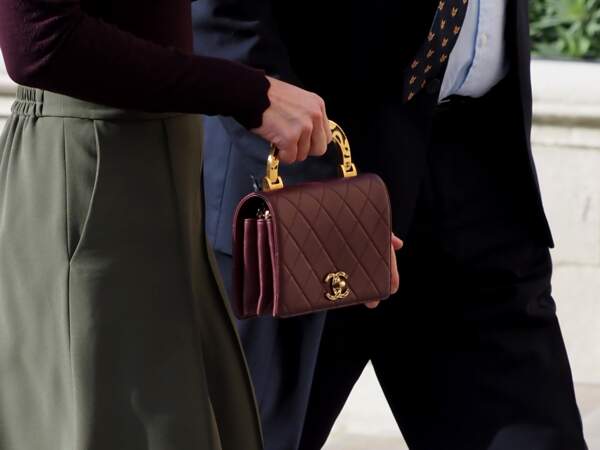 Kate Middleton porte pour la première fois un sac Chanel