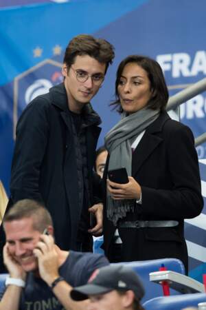Leïla Kaddour et son compagnon Pierre Guénard au Stade de France.