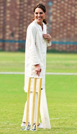 Kate Middleton a participé à un match de cricket au Pakistan