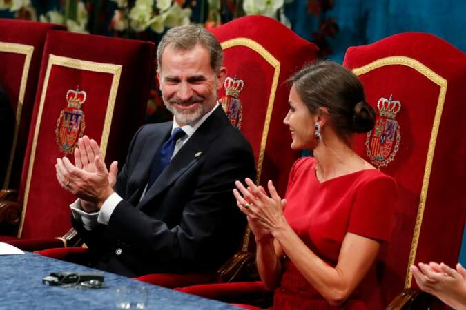Entre le roi Felipe VI et sa femme Letizia, la complicité était au rendez-vous