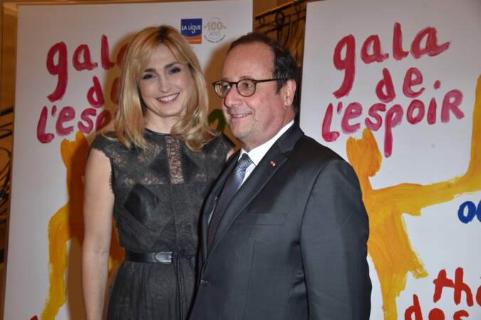 Julie Gayet et François Hollande, complices et tout sourire