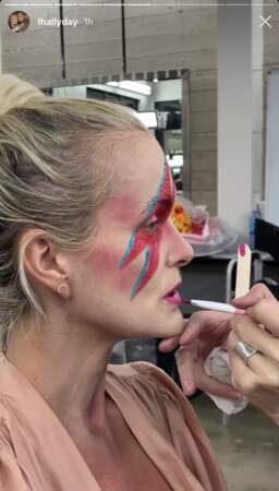 Laeticia Hallyday : un incroyable maquillage pour Halloween 2019