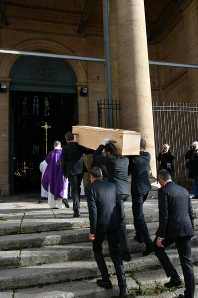 Les obsèques de Marie Laforêt en l'église Saint-Eustache à Paris, le 7 novembre 2019.