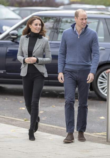 Kate Middleton a déjà porté cette veste à carreaux tendance en octobre 2018