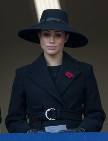 le 10 novembre, Meghan Markle a dévoilé un nouveau manteau long Stella McCartney sur sa robe Erdem