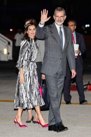 Letizia et Felipe, rayonnants pour leur première visite officielle à Cuba