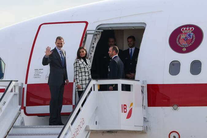 Le couple royal quitte l'Espagne pour un long voyage à destination de Cuba