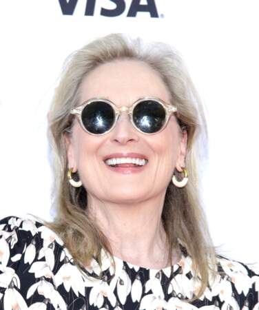 Meryl Streep lors du Festival du film à Toronto en 2019. Des cheveux au menton en passant par le nez pointu, la ressemblance est saisissante.